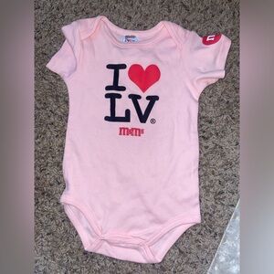 24m Las Vegas/m&m onesie